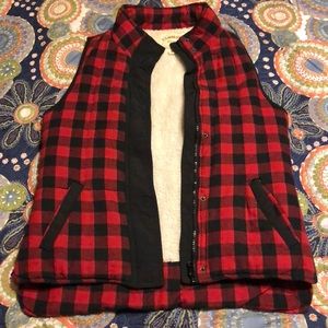 Flannel vest